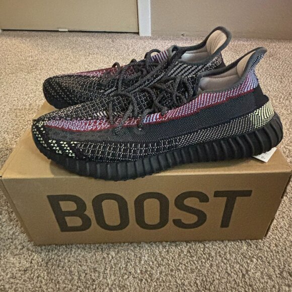 RARE Adidas Yeezy Boost 350 v2 Yecheil Reflective fx4145 Size 12.5 - Picture 1 of 6